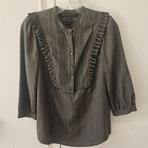 Marc by Marc Jacobs Silk Ruffle Blouse